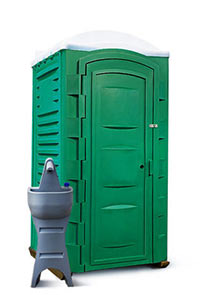 Новая туалетная кабина «Люкс» с умывальником, продажа в Москве.